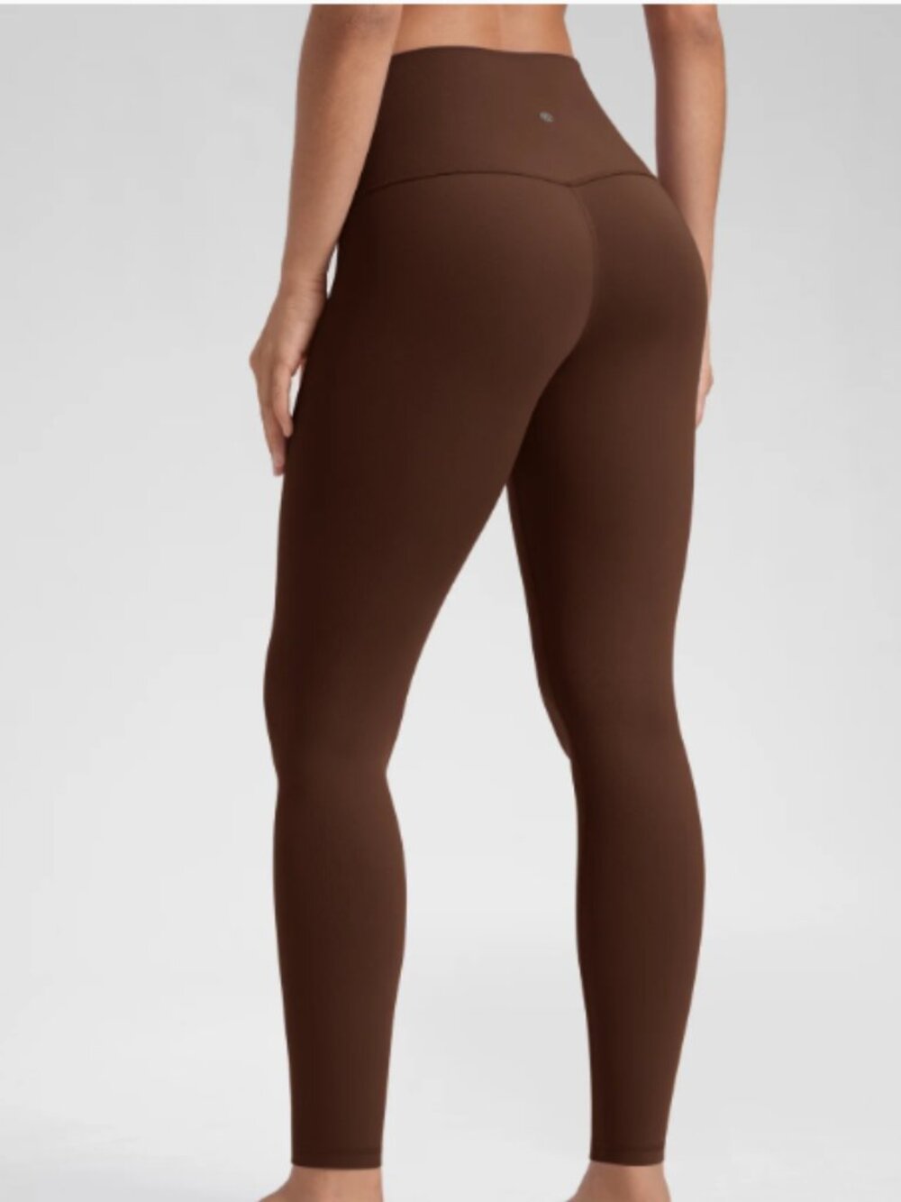 NEW CRZ Yoga Butterluxe Yoga Origin Legging 28'' Sz S 4/6 Chocolate Brown Soft